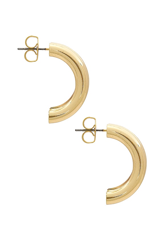 view 2 of 3 X Revolve Wave Studs in Gold
