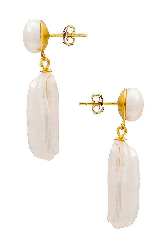 view 2 of 2 Romy Earring in Pearl