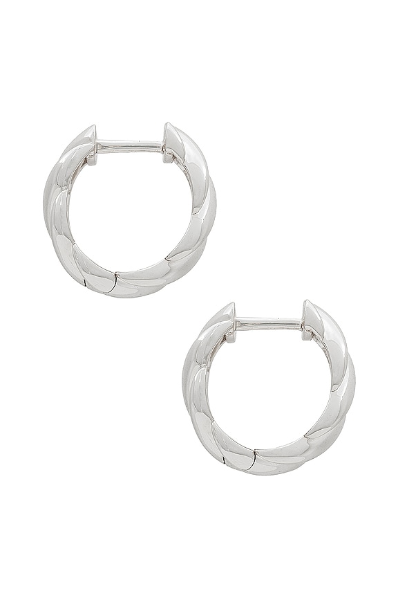 view 2 of 3 BOUCLES D'OREILLES CROISSANT BRIGITTE in Silver