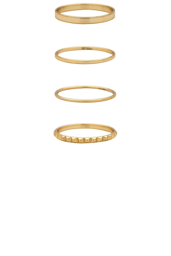 view 2 of 2 STACKING リングセット in Gold