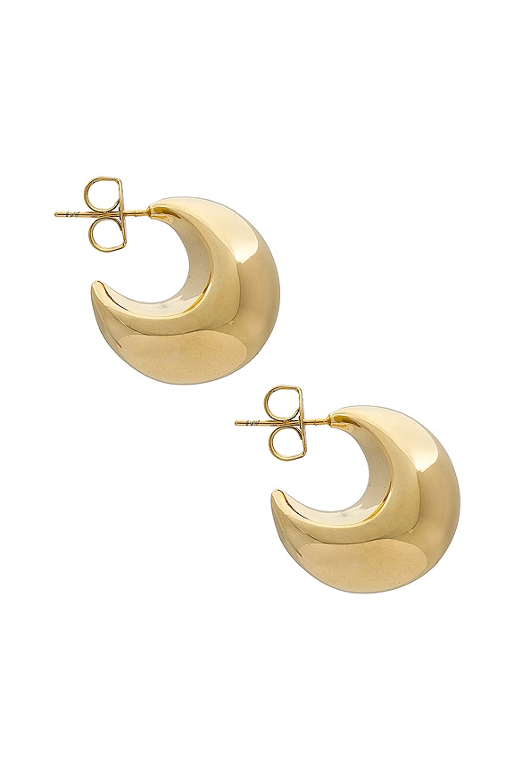 view 2 of 3 Gina Hoop in Gold