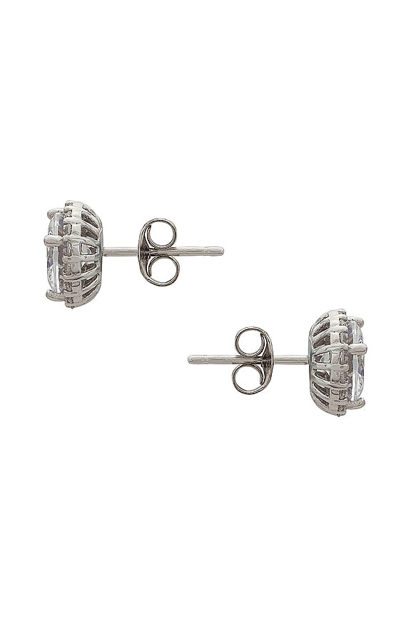 view 2 of 2 Halo Studs in Silver