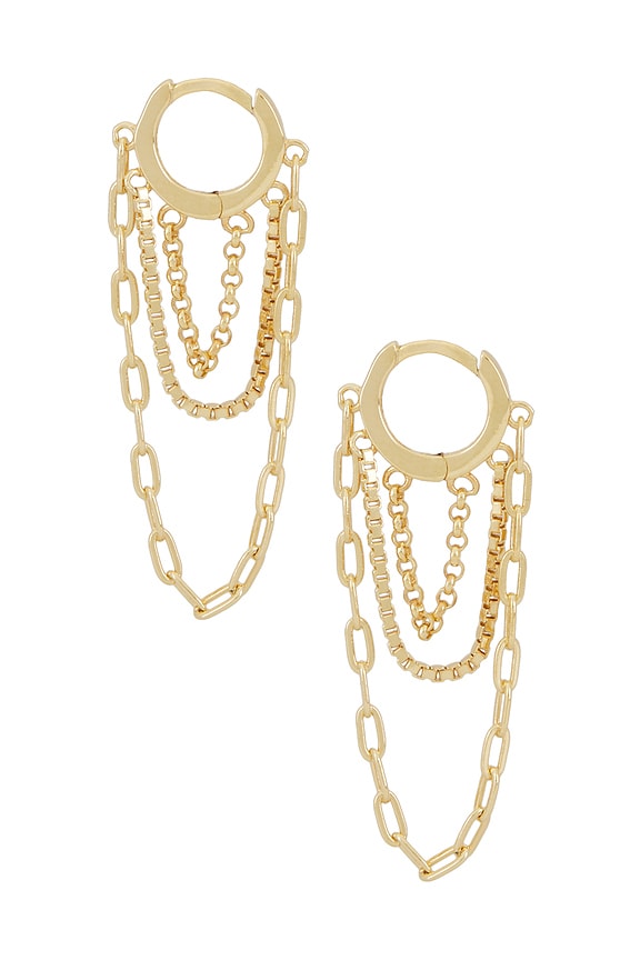 view 2 of 4 СЕРЬГИ PALOMA in Gold