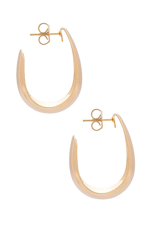 view 2 of 3 Aria Hoop in Gold