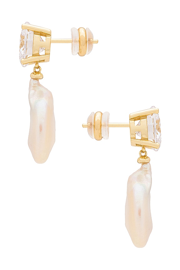 view 2 of 2 СЕРЬГИ CLEO in Pearl