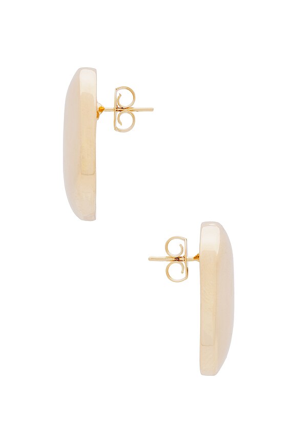 view 2 of 2 СЕРЬГИ ISOSCELES in Gold