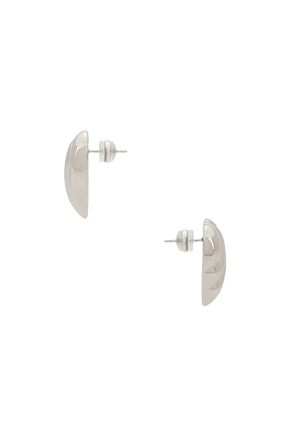 view 2 of 2 Josephine Heart Stud in Silver