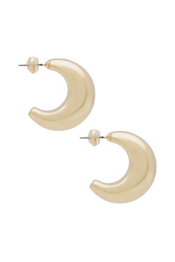 view 2 of 3 Alexandria Hoop in Gold