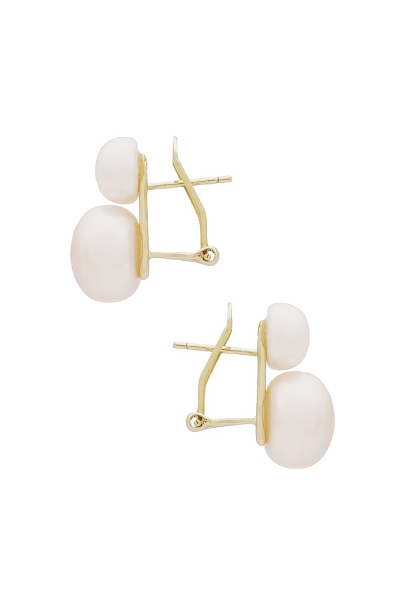 view 2 of 3 Bianca Pearl Earring in Pearl