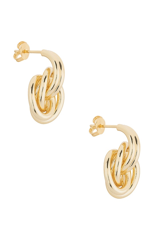 view 2 of 3 СЕРЬГИ PETRA in Gold
