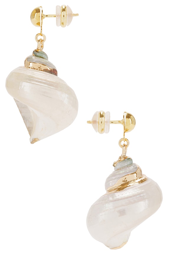 view 2 of 2 Baltic Earring in Gold