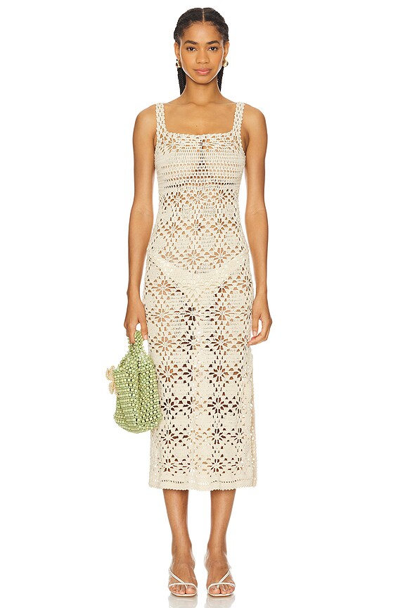 view 2 of 4 DIYA ミディ丈ドレス in Dune