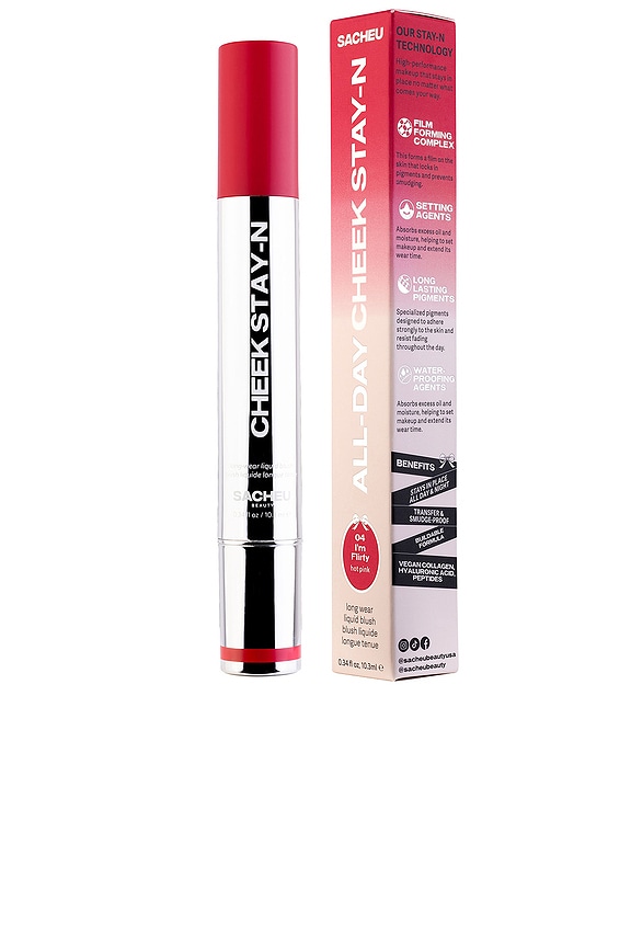 view 2 of 6 Cheek STAY-N All Day Liquid Blush in I'm Flirty