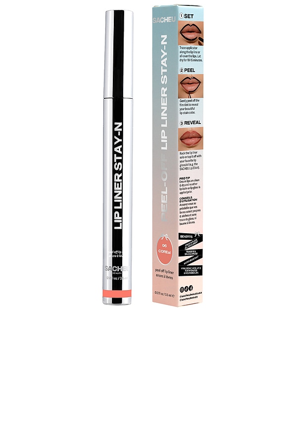 view 2 of 5 DELINEADOR DE LABIOS DESPEGABLE LIP LINER STAY-N PEEL OFF LIP LINER in Coreal