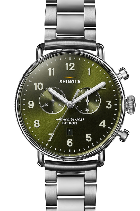 view 2 of 5 Canfield Chronograph 43mm in Dark Olive