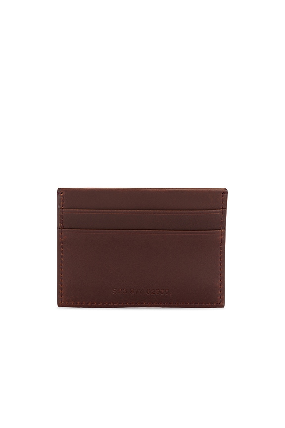 view 2 of 6 5 Pocket Card Case Navigator in Med Brown