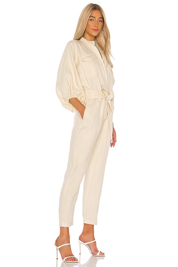 view 2 of 4 Eames Balloon Sleeve Jumpsuit in Straw