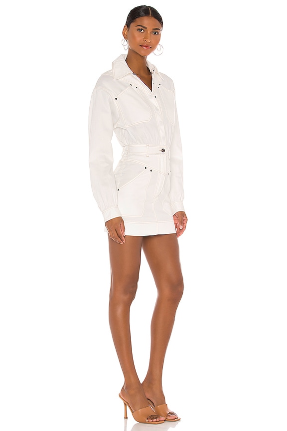 view 2 of 3 Chiara Utility Mini Dress in Ivory