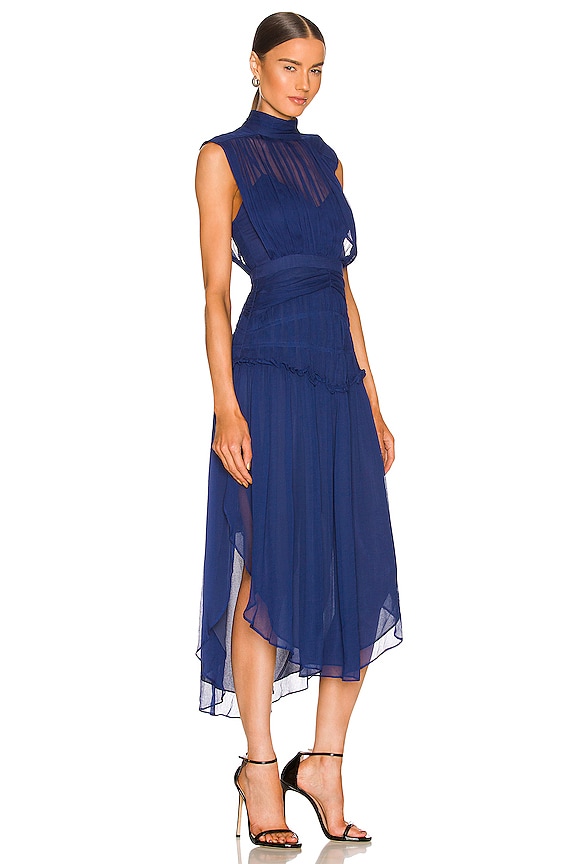 view 2 of 3 Safira Midi Dress in Aegean Blue