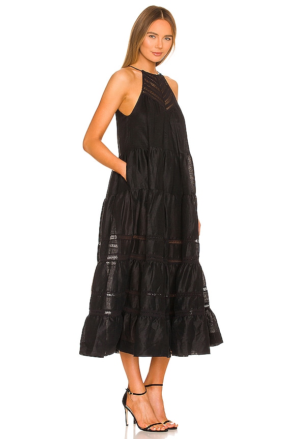 view 2 of 3 VESTIDO MIDI ADRIANA in Black