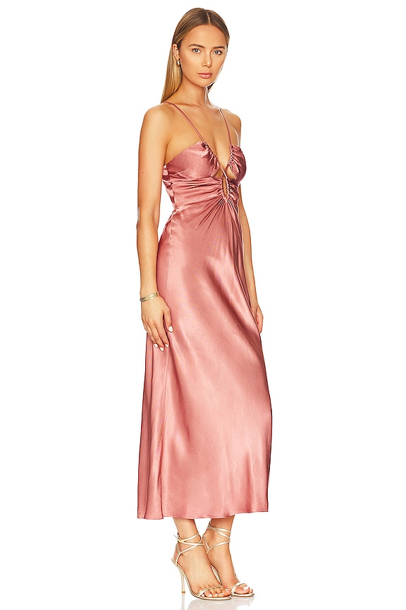 view 2 of 3 Angelica Midi Dress in Rouge