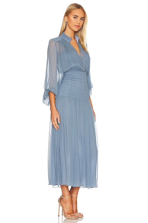 view 2 of 3 VESTIDO LAUREN in Dusty Blue