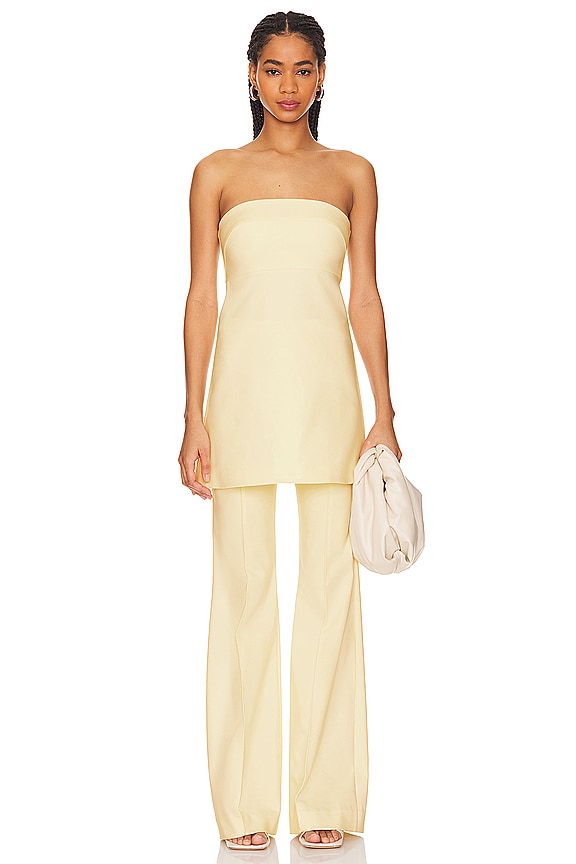 view 2 of 4 Lani Strapless Mini Dress in Vanilla