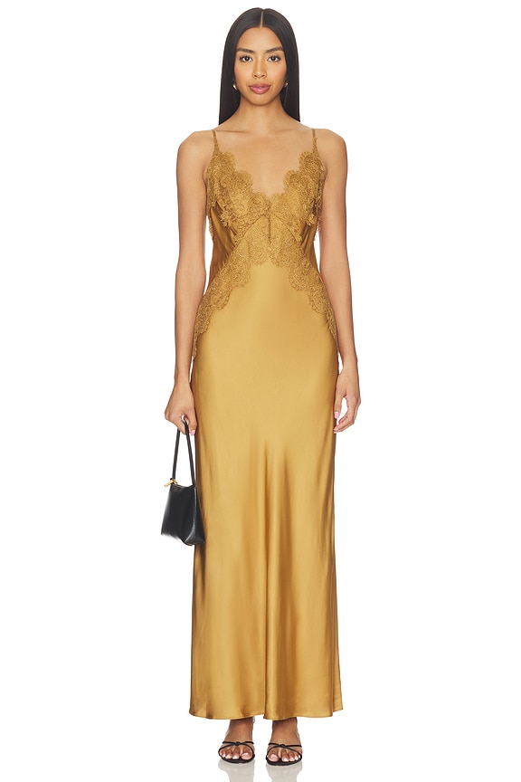 view 1 of 3 ROBE MAXI SIMONA in Medallion