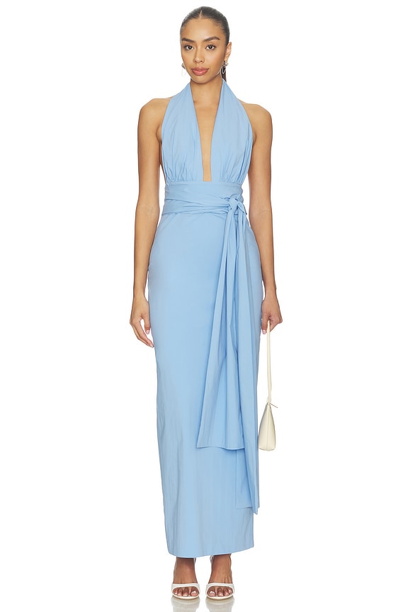 view 1 of 3 MAXIVESTIDO CAMPBELL in Azurine