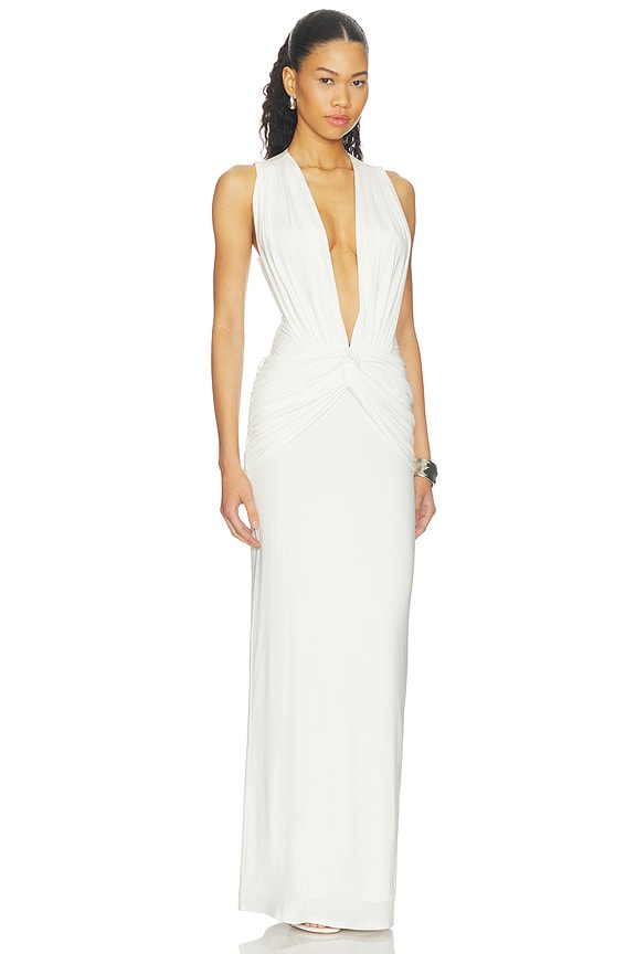 view 2 of 3 ROBE MAXI MIRO  in Ivory