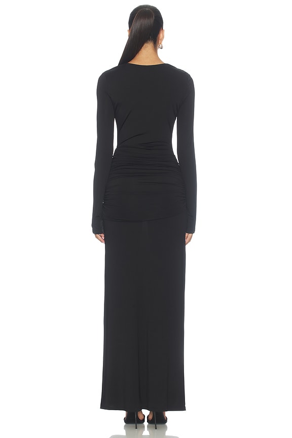Miro Long Sleeve Gathered Maxi Dress