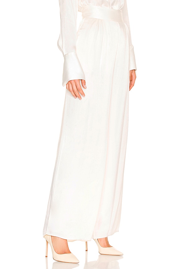 view 2 of 4 Juliet Tuexedo Pant in Ivory