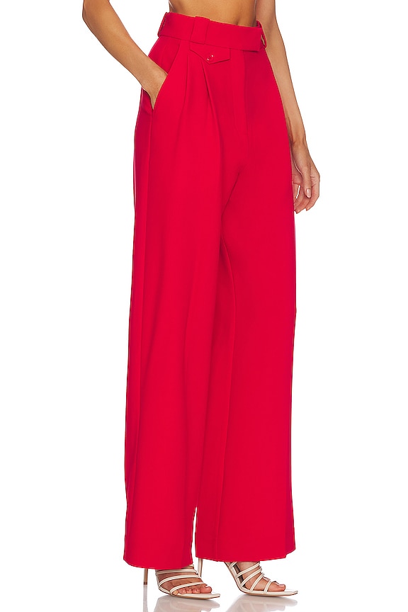 view 2 of 4 PANTALON IRENA in Roma Red