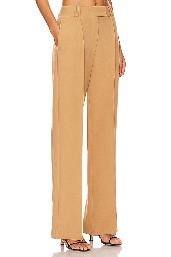 view 2 of 4 Irena Low Rise Slouch Pant in Wheat