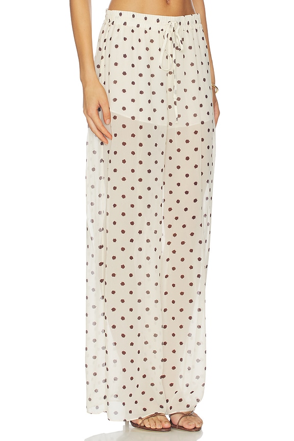 view 2 of 6 Houston Drawstring Pant in Blanc Polka
