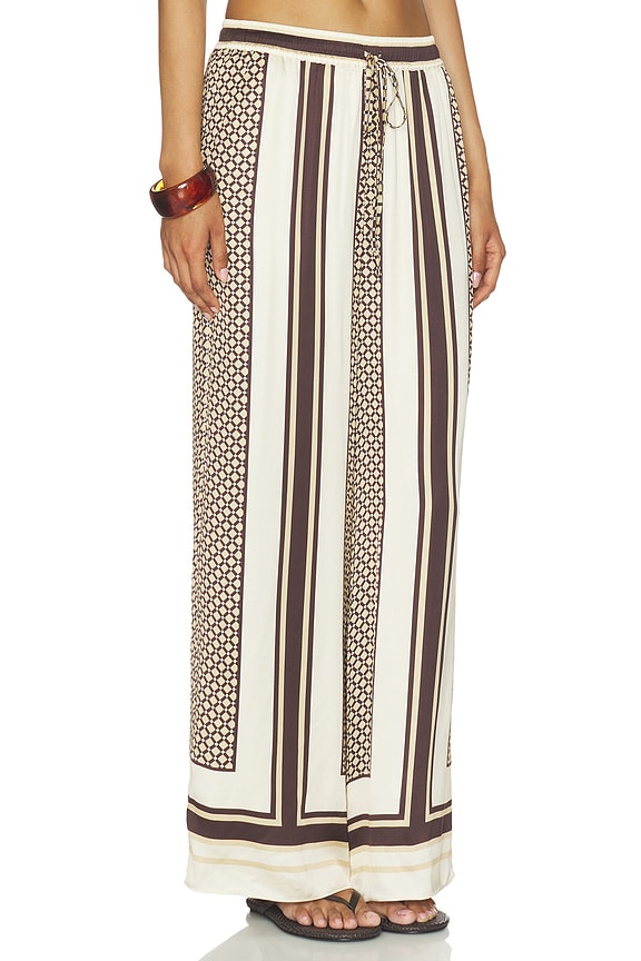 view 2 of 6 PANTALONES MERET in Bone,choc & Sand