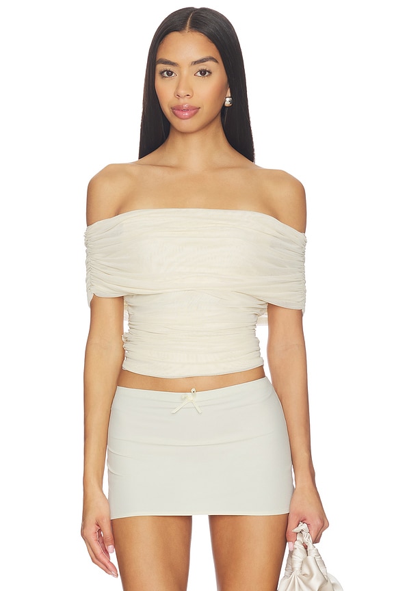 view 1 of 4 Mira Off Shoulder Top in Ivory