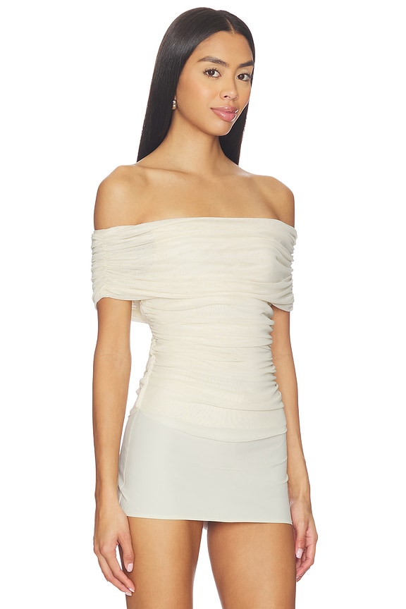 view 2 of 4 Mira Off Shoulder Top in Ivory