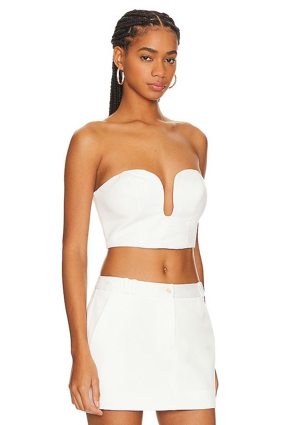 view 2 of 4 CORSÉ RECORTADO SARA in Coconut