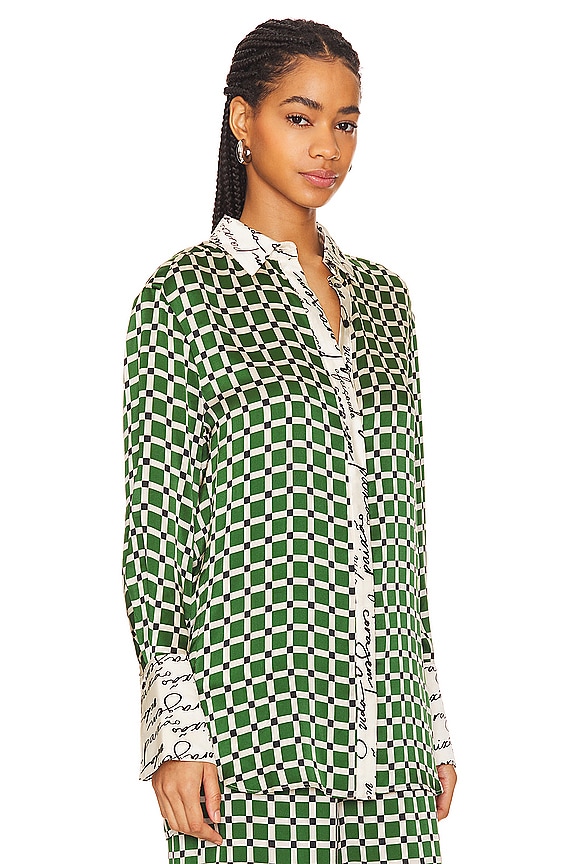 view 2 of 4 Kahlo Relaxed Shirt in Fern & Multi