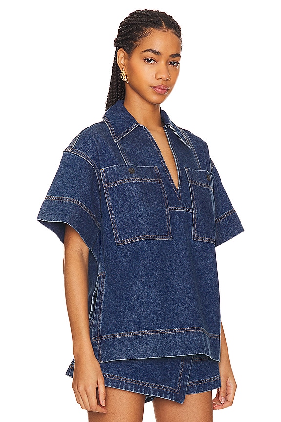 view 2 of 4 Rita Top in Indigo