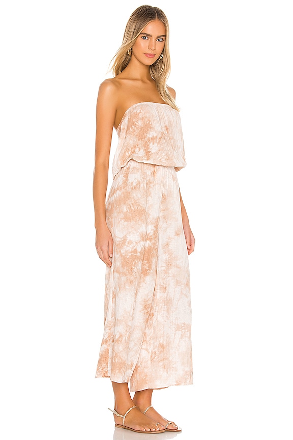 view 2 of 3 Estelle Jumpsuit in Twisted Tie Dye Tan