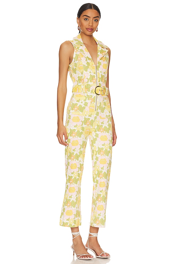 view 2 of 3 Jacksonville Cropped Jumpsuit in Fresh Floral
