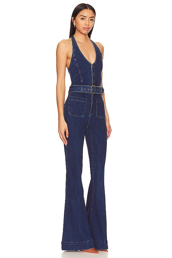 view 2 of 3 Fort Worth Jumpsuit in Ridge Blue