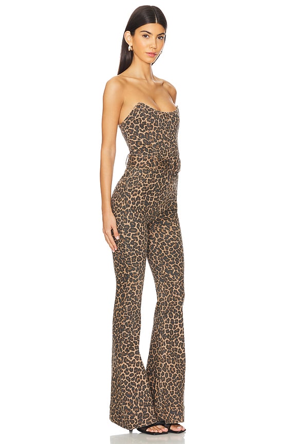 view 2 of 3 Santa Fe Jumpsuit in Leopard Latte