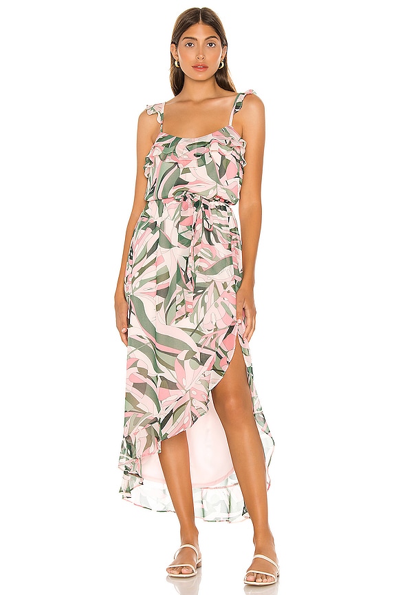 view 1 of 3 Gloria Maxi Dress in Flamingo Palms