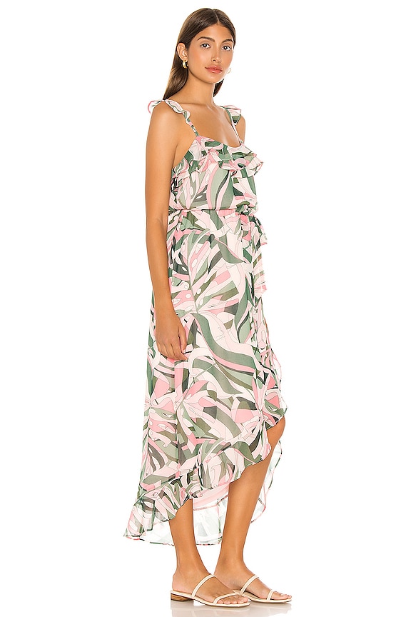 view 2 of 3 Gloria Maxi Dress in Flamingo Palms
