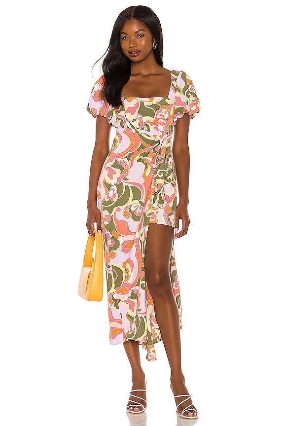 view 1 of 3 Danielle Dress in Retro Paisley