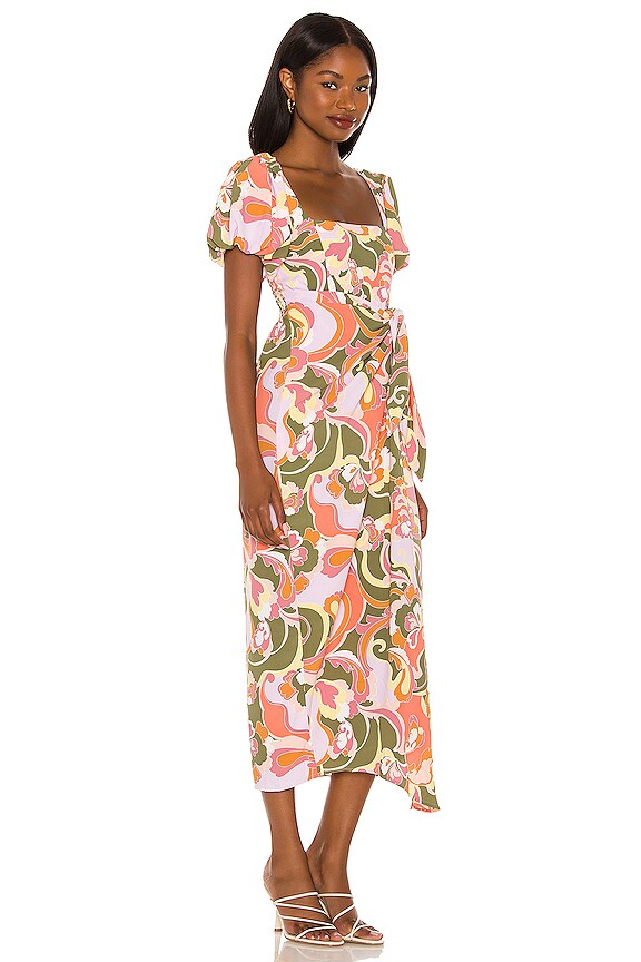 view 2 of 3 Danielle Dress in Retro Paisley