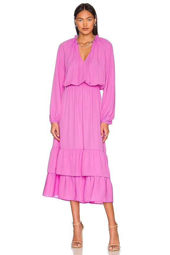 Show Me Your Mumu X REVOLVE Cait Midi Dress in Bubble Gum Pink | REVOLVE